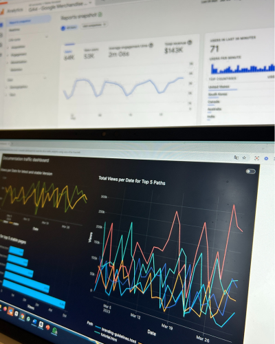 screen graphic showing efficiency